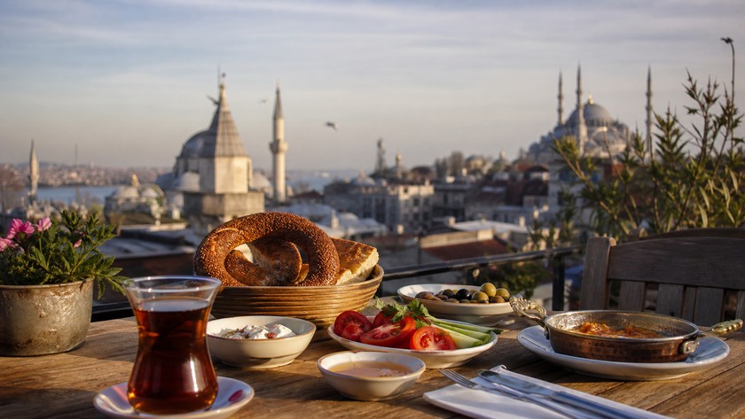 Tarihi Yarımada kahvaltı