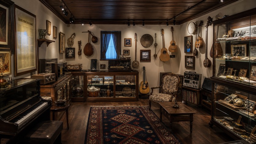 Barış Manço Evi iç mekânı
