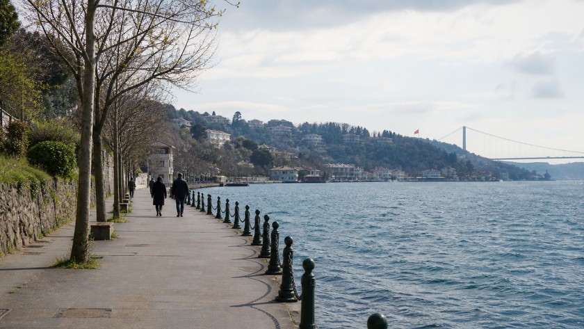 Kandilli Sahili yürüyüşü
