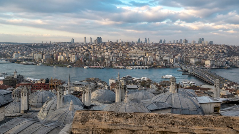 Süleymaniye Haliç manzarası