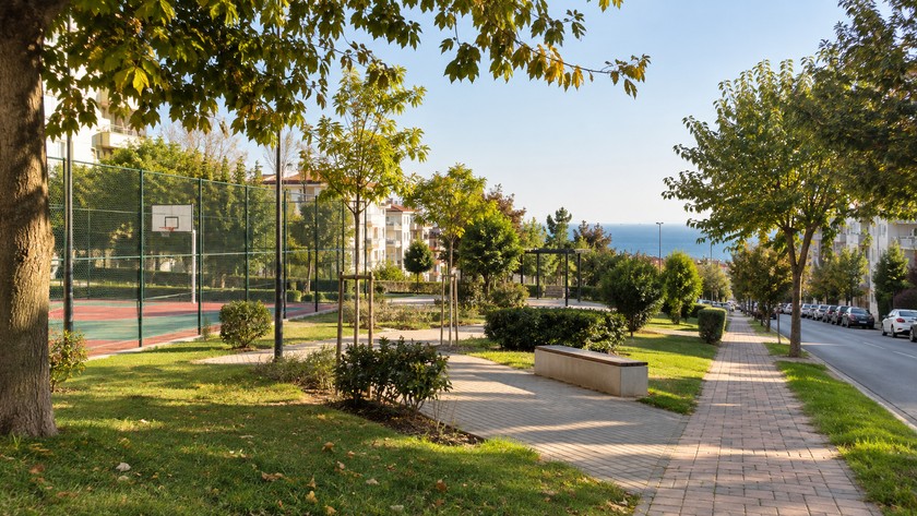 Denizköşkler mahalle ve park dokusu