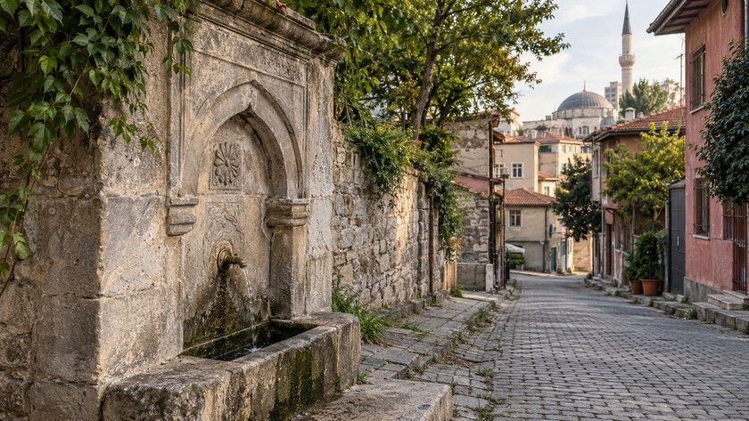 Mahmutbey tarihî çevresi ve çeşme dokusu