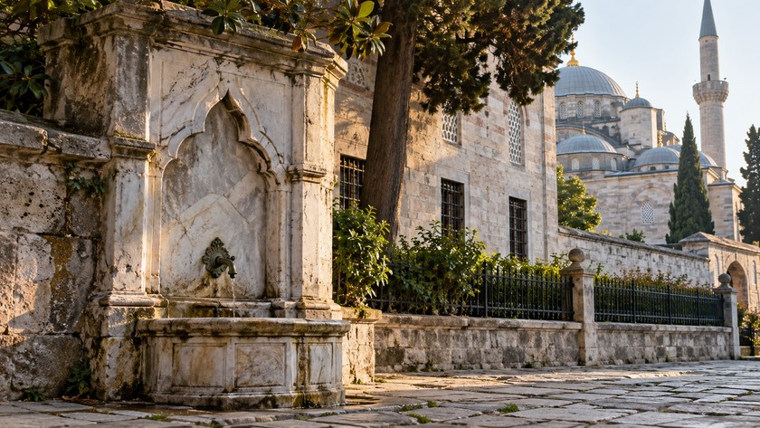 Tarihî çeşme dokusu