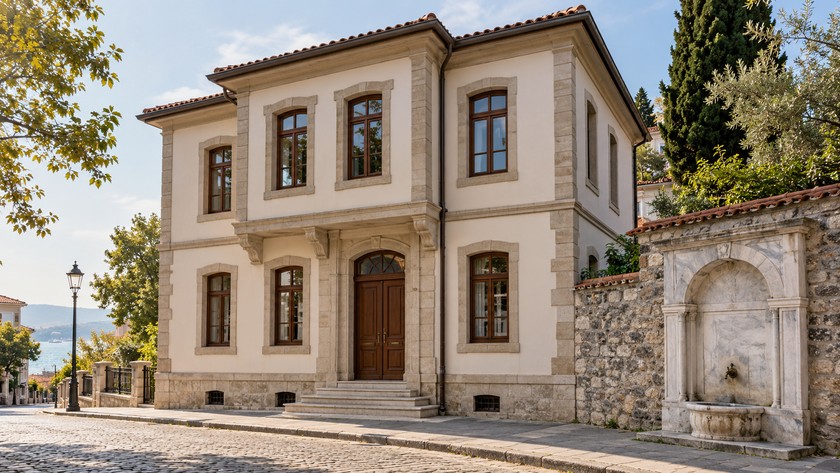 Tuzla'da restore edilmiş kâgir yapı